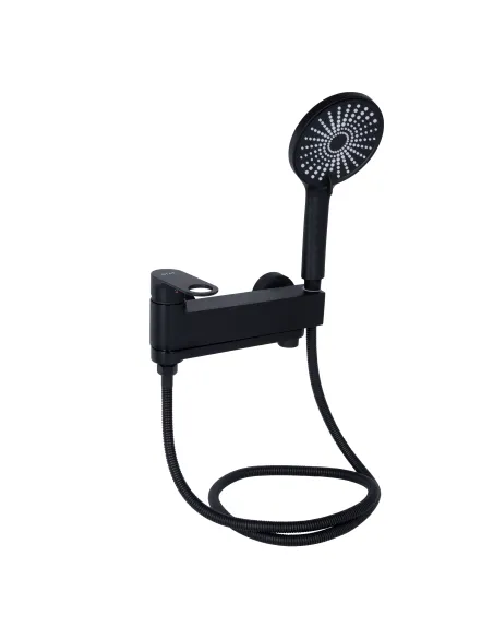 Змішувач для ванни з душем Q-tap Jay QTJAY260BLM45548 Black Matt