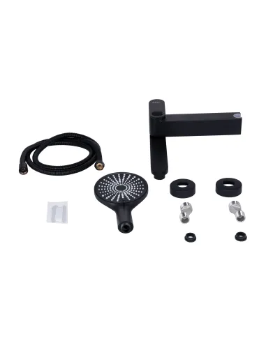 Змішувач для ванни з душем Q-tap Jay QTJAY260BLM45548 Black Matt