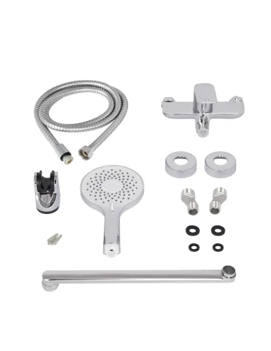 Смеситель для ванны с длинным изливом Q-tap Vlasta New QTVLA260CRM45644 Chrome