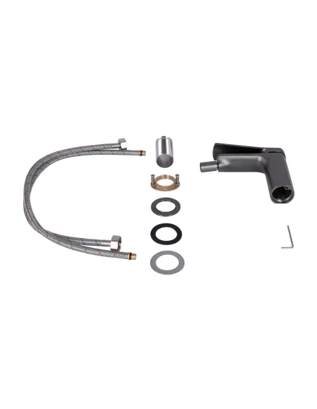 Смеситель для биде Q-tap Slavonice QTSLA255GMB45923 Gunmetal Black PVD