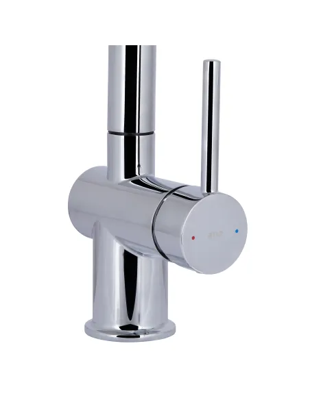 Смеситель для кухни с выдвижным изливом Q-tap Rozcesti QTROZ366CRM45938 Chrome с подключением для питьевой воды