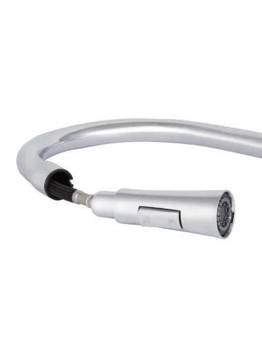 Смеситель для кухни с выдвижным изливом Q-tap Vlasta New QTVLA344CRM45646 Chrome