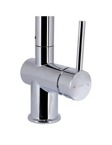 Смеситель для кухни с выдвижным изливом Q-tap Rozcesti QTROZ367CRM45941 Chrome с подключением для питьевой воды