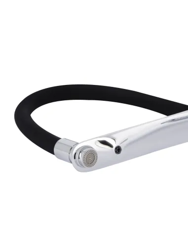 Смеситель для кухни с гибким изливом Q-tap Vlasta New QTVLA364CRM45648 Chrome с подключением для питьевой воды