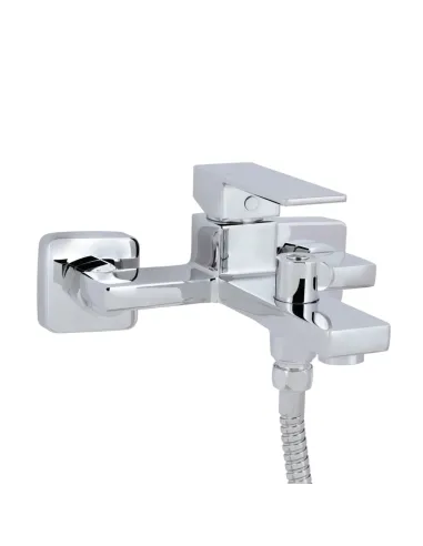 Смеситель для ванны с душем Q-tap Gemini QTGEM259CRM45681 Chrome
