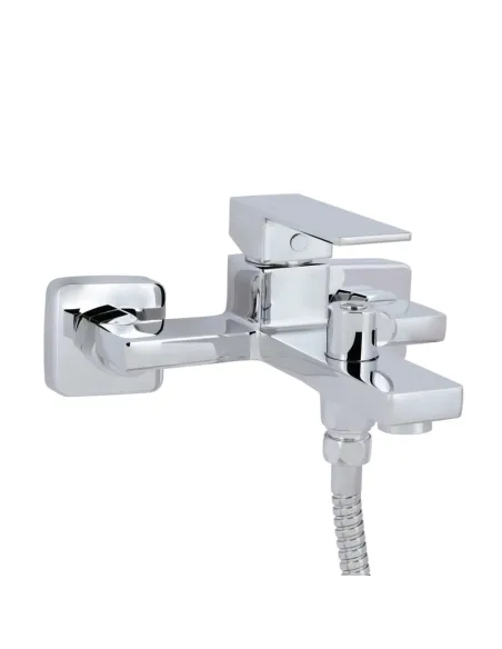 Смеситель для ванны с душем Q-tap Gemini QTGEM259CRM45681 Chrome