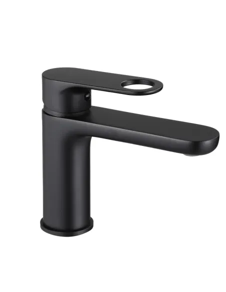 Смеситель для раковины в ванной Q-tap Jay QTJAY270BLM45545 Black Matt