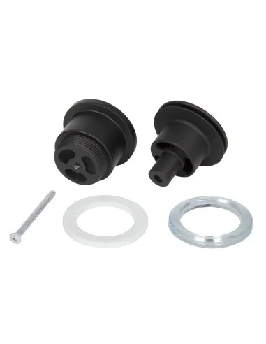 Донний клапан для раковини Wezer WHR-104-B, 63х63х100 мм