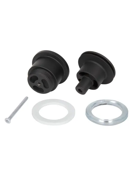 Донний клапан для раковини Wezer WHR-104-B, 63х63х100 мм