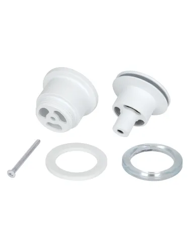 Донний клапан для раковини Wezer WHR-104-W, 63х63х100 мм