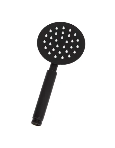 Лійка для душу ручна Wezer WKY-16-BLACK, кругла 1 режим