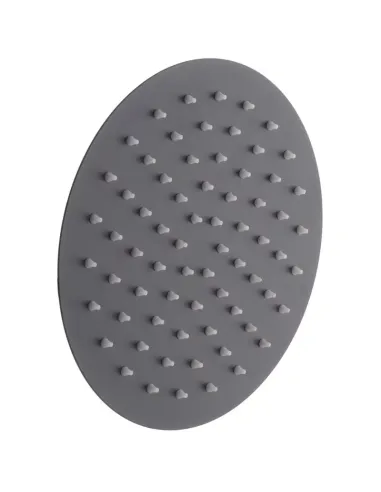 Лійка тропічний душ Wezer WKY-20-BLACK, 200x200 мм, кругла