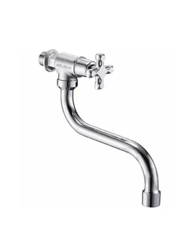 Монокран для умывальника Wezer JIK13-102, хром, настенный