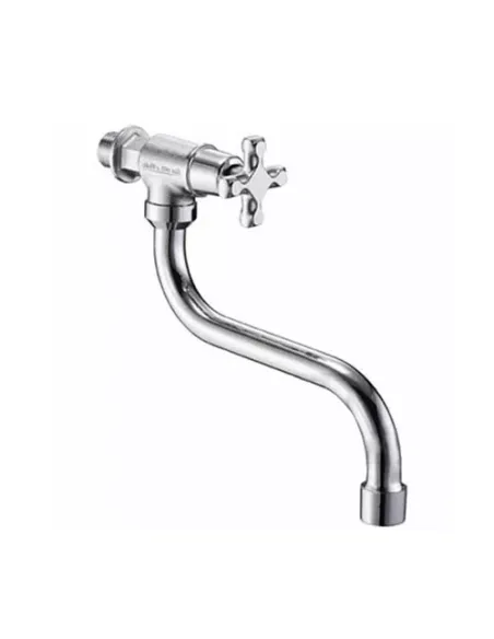 Монокран для умивальника Wezer JIK13-102, хром, настінний