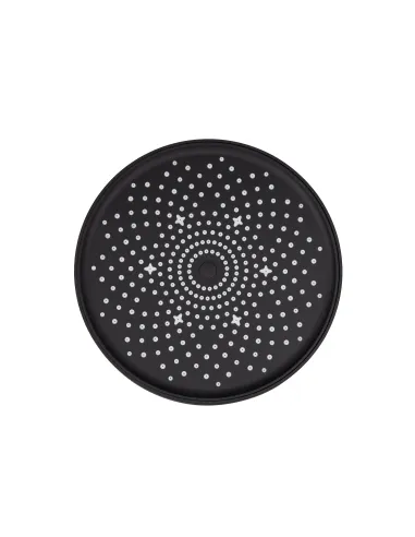 Лійка тропічний душ Q-Tap Hlavova QTHLA107BLM45788 Black Matt, 230 мм, кругла