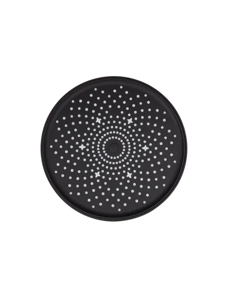 Лійка тропічний душ Q-Tap Hlavova QTHLA107BLM45788 Black Matt, 230 мм, кругла