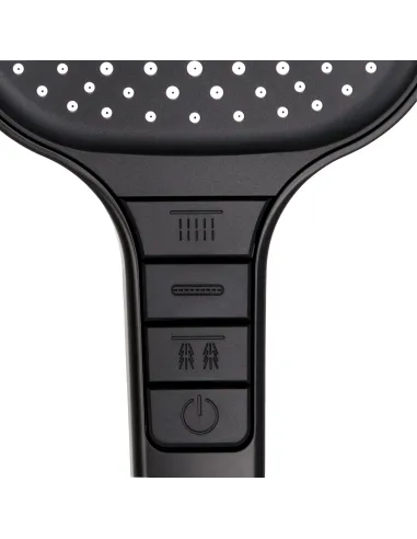 Лійка для ручного душу Q-Tap Rucni QTRUC125BLM45957 Black Matt, 130x130 мм, 3 режими, чорна