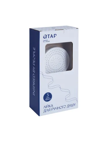 Лійка для ручного душу Q-Tap Rucni QTRUC125CRM45950 Chrome, 130 мм, 3 режими