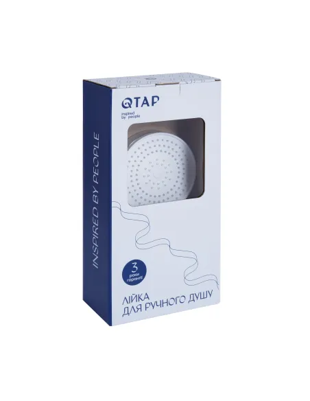 Лейка для ручного душа Q-Tap Rucni QTRUC125CRM45950 Chrome, 130 мм, 3 режима