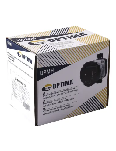 Циркуляційний насос енергозберігаючий Optima Prime UPMH 25-60AUTO 130 мм, з гайками