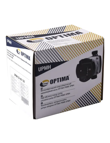 Циркуляційний насос енергозберігаючий Optima Prime UPMH 25-60AUTO 130 мм, з гайками
