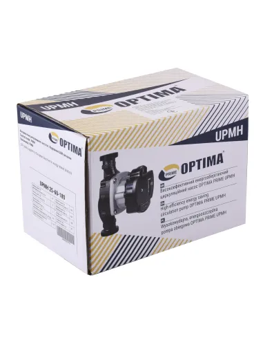 Циркуляционный насос энергосберегающий Optima Prime UPMH 25-60AUTO 180 мм, с гайками