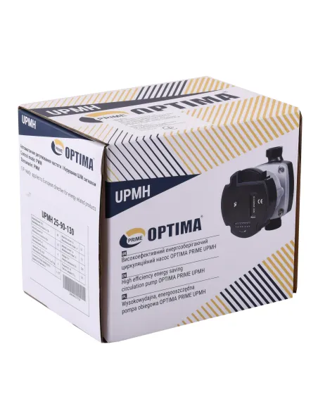 Циркуляційний енергозберігаючий насос Optima Prime UPMH 25-90AUTO 130 мм, з гайками
