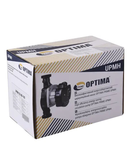 Енергозберігаючий циркуляційний насос Optima Prime UPMH 25-80AUTO 180 мм, з гайками