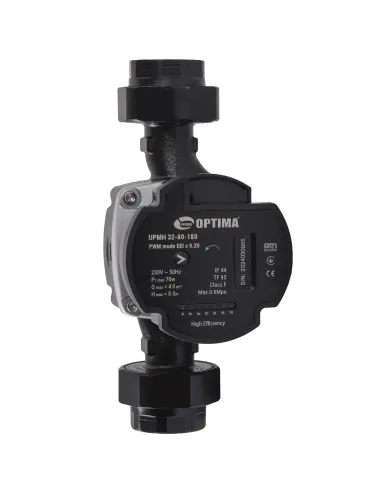 Циркуляционный насос энергосберегающий Optima Prime UPMH 32-80AUTO 180 мм, с гайками