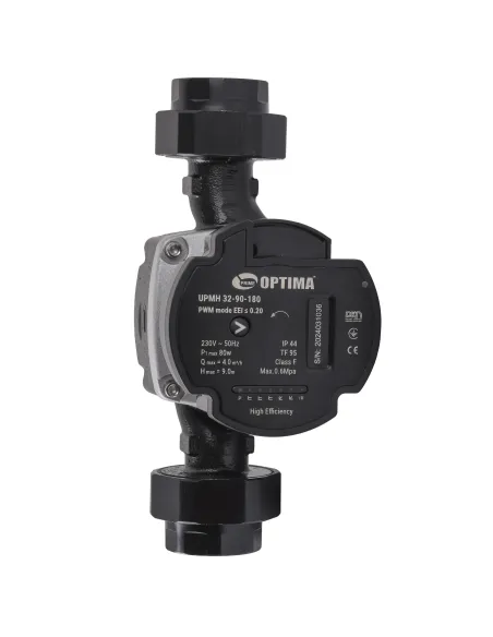 Циркуляционный насос энергосберегающий Optima Prime UPMH 32-90AUTO 180 мм, с гайками