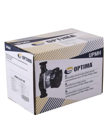 Циркуляционный насос энергосберегающий Optima Prime UPMH 32-90AUTO 180 мм, с гайками