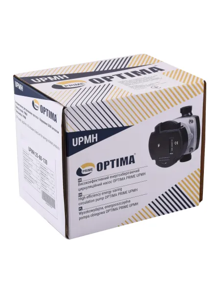 Енергозберігаючий циркуляційний насос Optima Prime UPMH 25-80AUTO 130 мм, з гайками