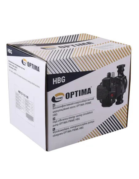 Циркуляційний насос енергозберігаючий Optima Prime HBG 32-110AUTO 180 мм, з гайками