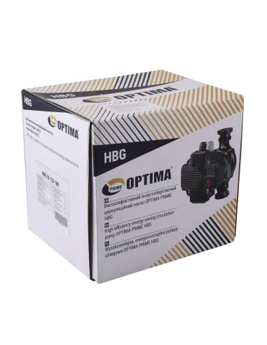 Циркуляційний насос енергозберігаючий Optima Prime HBG 32-120AUTO 180 мм, з гайками