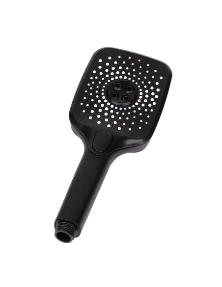 Лійка для душу ручна Wezer WKY-37 Black, прямокутна 3 режими