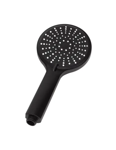 Лійка для душу ручна Wezer WKY-38 Black, кругла 3 режими
