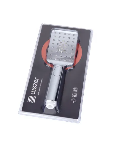 Лейка для душа ручная Wezer WKY-42, круглая 3 режима