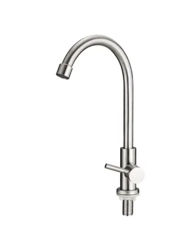 Монокран для умивальника Wezer EKO14A-14, нержавіюча сталь.