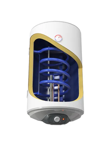 Бойлер комбинированный Galanta COMBI 100 литров, мокрый ТЭН, левое подключение