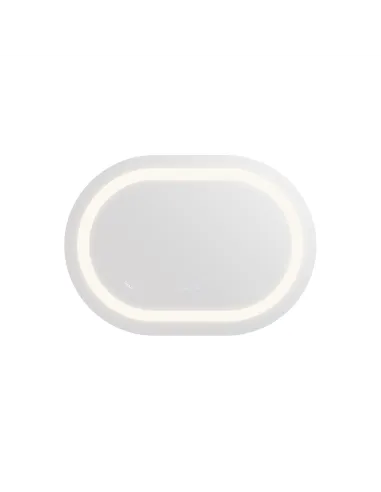 Зеркало для ванной Q-Tap Gemini Reverse QT2578R5070 с LED-подсветкой, с антизапотеванием, 500 х 700 мм