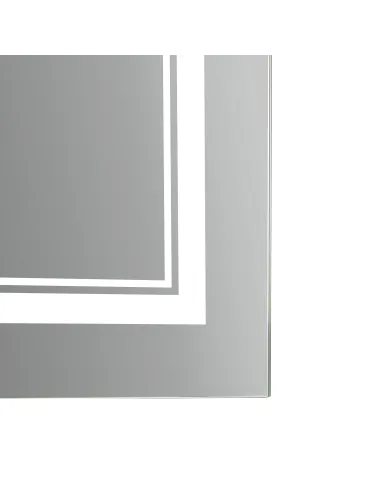 Дзеркало для ванної кімнати Q-Tap Cardinal Reverse QT0478C5080 з LED-підсвічуванням, з антизапітнінням, 500 х 800 мм