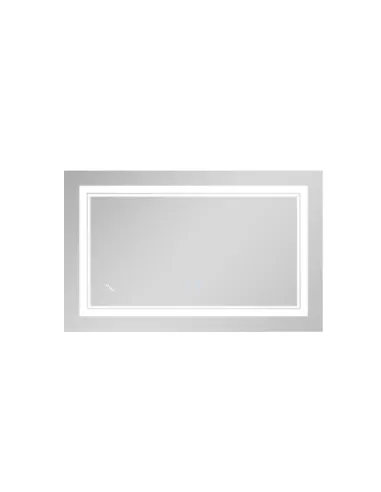 Зеркало для ванной Q-Tap Cardinal Reverse QT0478C5070 с LED-подсветкой, с антизапотеванием, 500 х 700 мм