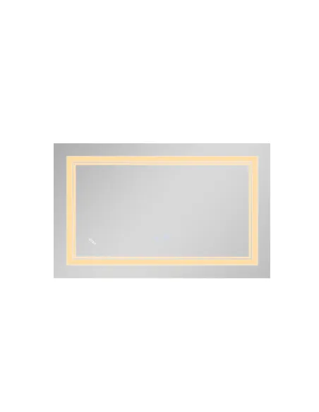 Зеркало для ванной Q-Tap Cardinal Reverse QT0478C5070 с LED-подсветкой, с антизапотеванием, 500 х 700 мм