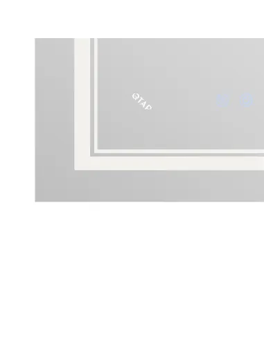 Дзеркало для ванної кімнати Q-Tap Cardinal Reverse QT0478C6080 з LED-підсвічуванням, з антизапітнінням, 600 х 800 мм