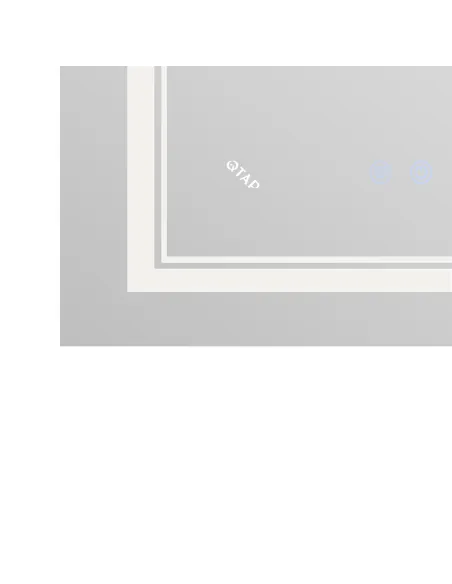 Дзеркало для ванної кімнати Q-Tap Cardinal Reverse QT0478C6080 з LED-підсвічуванням, з антизапітнінням, 600 х 800 мм