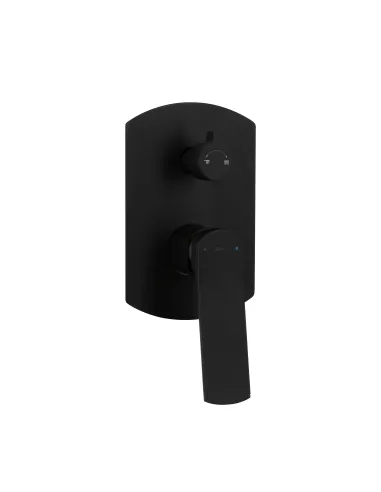 Душевая система скрытого монтажа Qtap Slavonice QTSLA113BLM45900 Black Matt