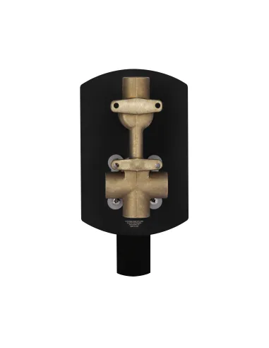 Душова система прихованого монтажу Qtap Slavonice QTSLA113BLM45900 Black Matt