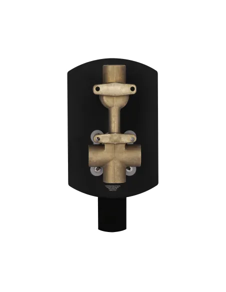 Душевая система скрытого монтажа Qtap Slavonice QTSLA113BLM45900 Black Matt