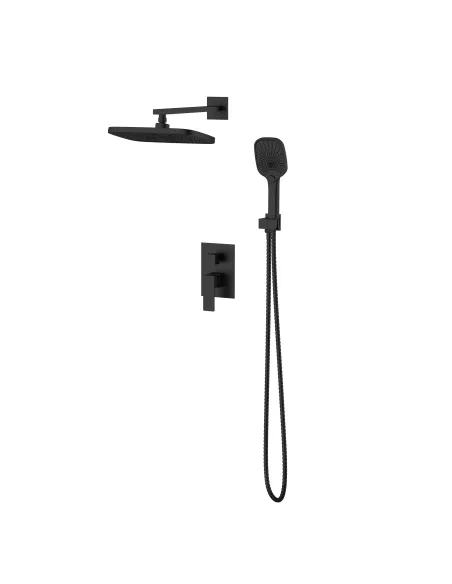 Душова система прихованого монтажу Qtap Gemini QTGEM113BLM45697 Black Matt Душова система прихованого монтажу Qtap Gemini QTGEM113BLM45697 Black Matt