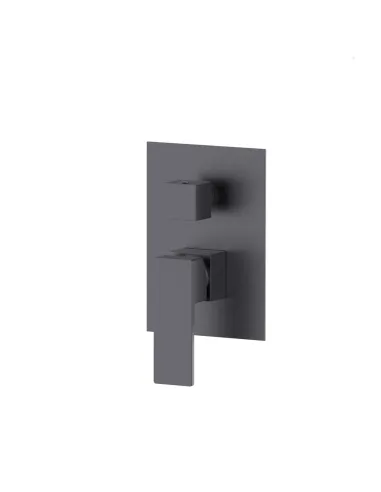 Душевая система скрытого монтажа Qtap Gemini QTGEM113GMB45698 Gunmetal Black PVD